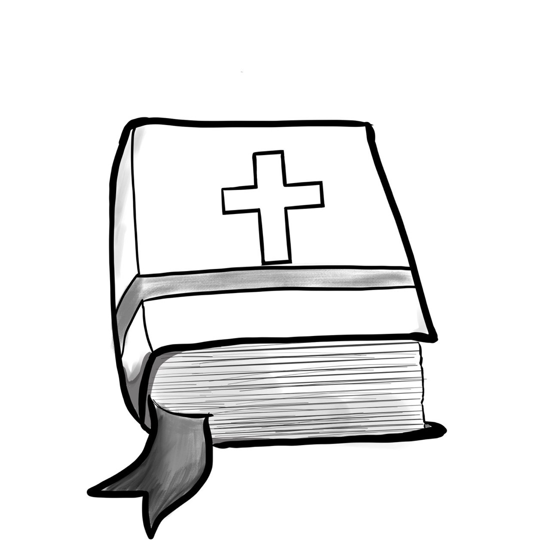 An illustration of a Bible